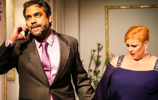 Cada uno en lo suyo Amit Nathani y Any Tovar. Foto: Cortesía Teatro La Estación.