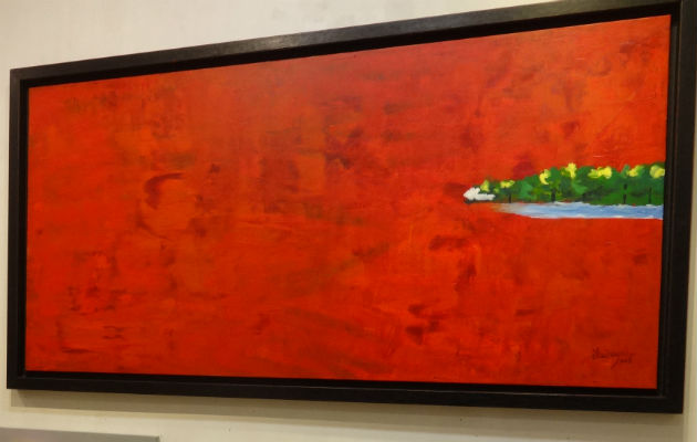 Otro de los cuadros que se exhiben en Galería Mery Palma. Foto: Rosalina Orocú Mojica Otro de los cuadros que se exhiben en Galería Mery Palma. /Foto: Rosalina Orocú Mojica