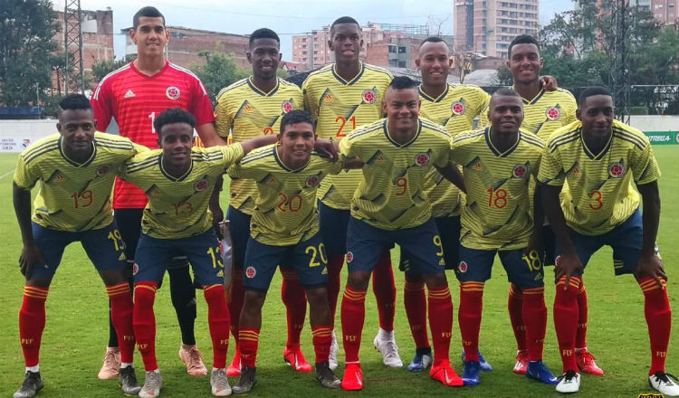 Sub-20 de Colombia. Foto:Fepafut Sub-20 de Colombia. Foto:Fepafut