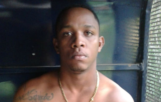  Edwin Rudolph Dennis alias "Dindi" está vinculado con un delito de homicidio agravado. Foto: Diómedes Sánchez S. 