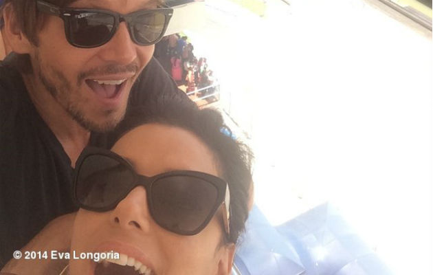 Foto de Eva Longoria que subió a las redes sociales.