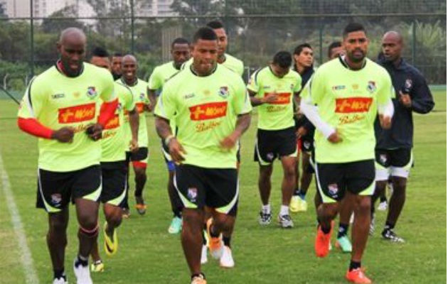 El conjunto panameño entrenando. Foto/Fepafut.