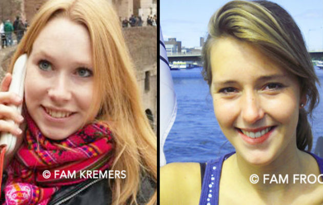 Lisanne Froon y Kris Kremers.
