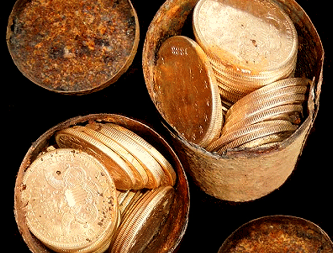 Monedas de oro limpias. Foto/Kagin's Inc