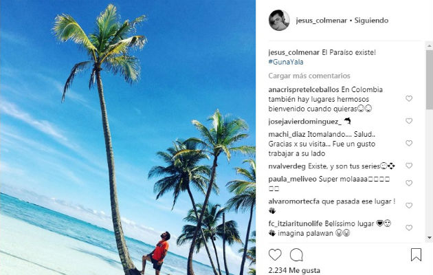 El productor de "La Casa de papel" en Guna Yala. 