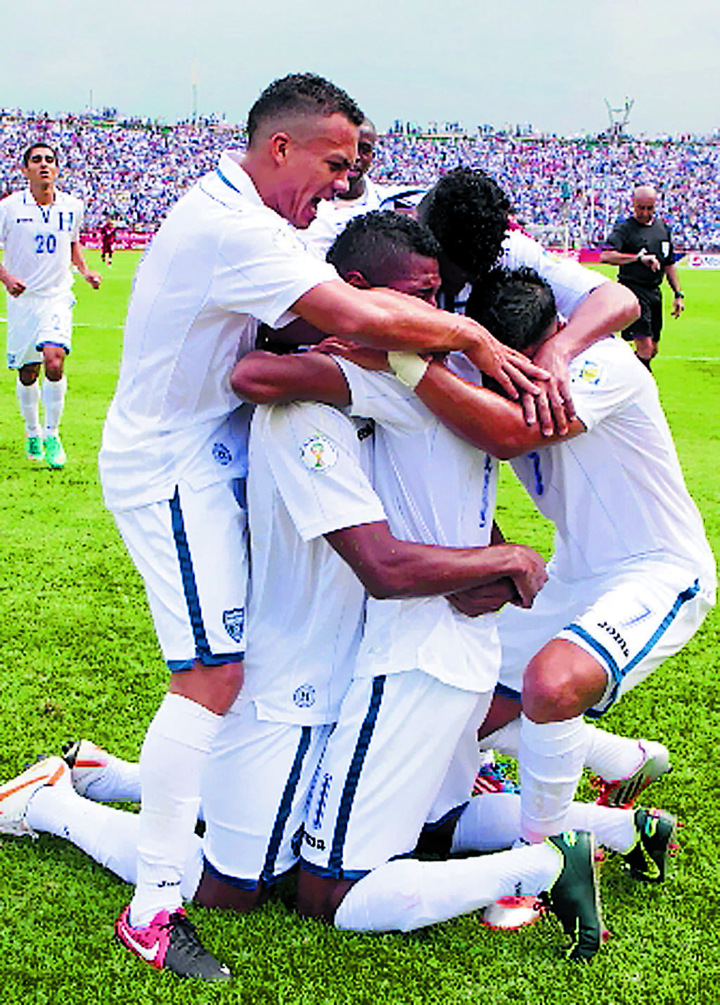 Festejo. No lo podían creer.(EFE)