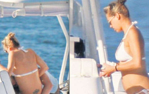 <p>Foto. La prueba de que Anna estaría esperando un hijo.</p>