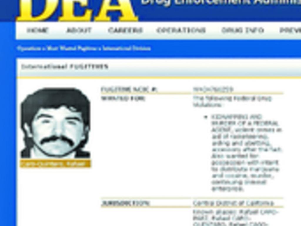 Estaba en la lista de fugitivos de la DEA.