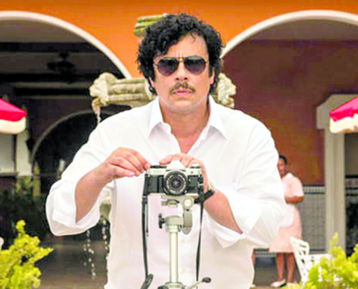 Primera imagen de Benicio del Toro como Pablo Escobar.