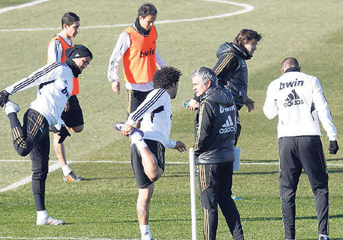 <p>Presente. Los blancos juegan el martes Copa del Rey.</p>