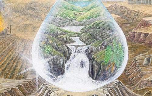 <p>Gota en detalle por Varca.</p>