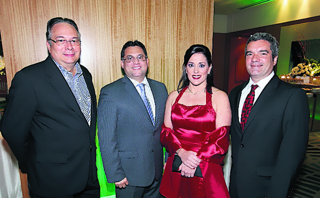 Gustavo Taft, Martín Delgado, Rocío Ferrero y Sergio Bosnic.()