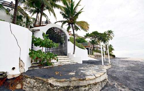<p></p><p>Naturaleza. Las ampliaciones por las olas.</p>
