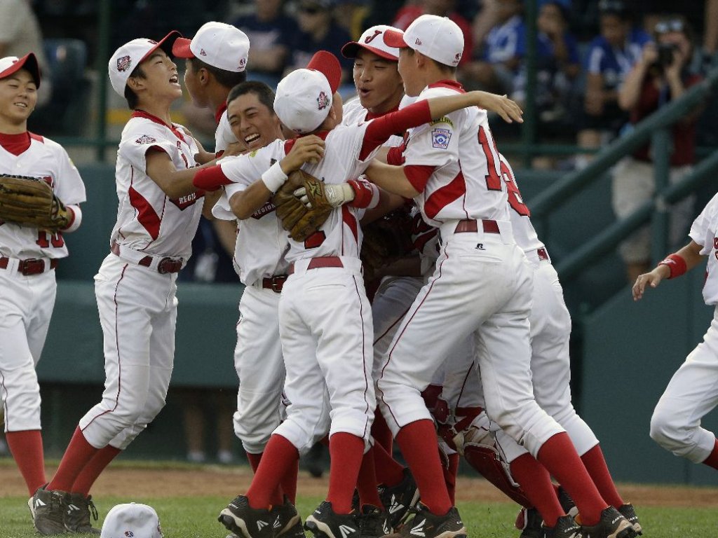Japón ganó el título de béisbol infantil. Foto/AP.<br>