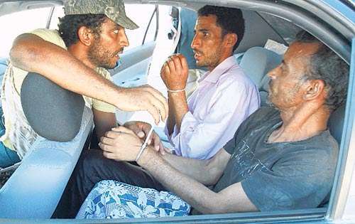 <p>Esposan a leales de Muamar el Gadafi.</p>