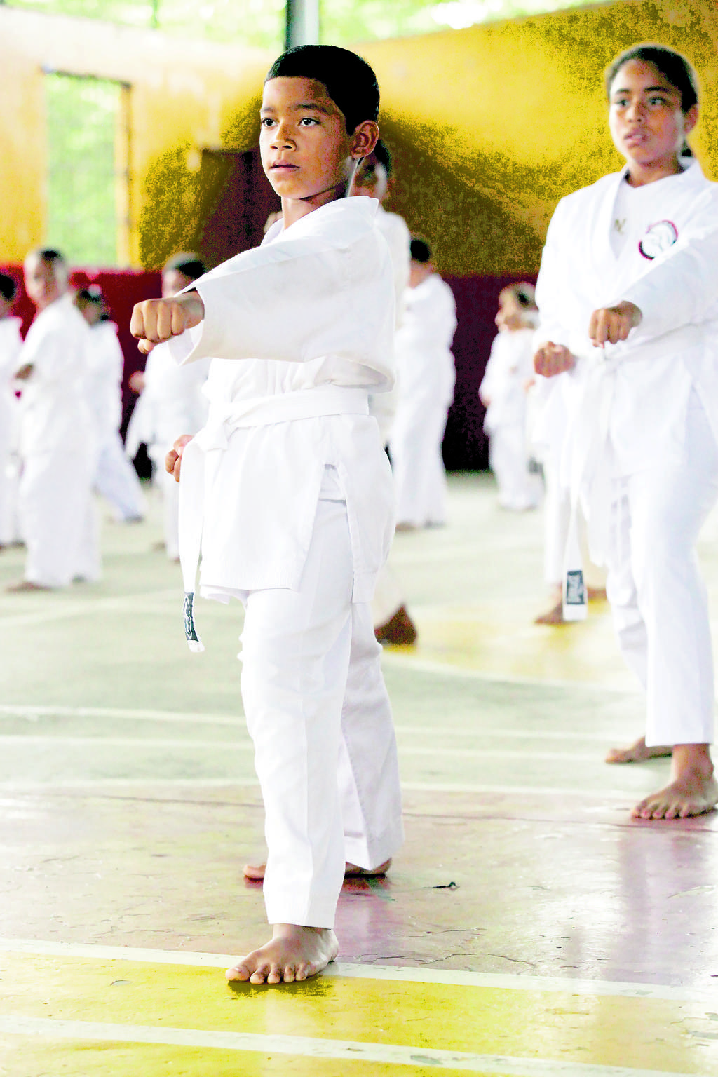 En la exhibición del pasado domingo, treinta y ocho atletas fueron ascendidos en diferentes cinturones.(Fotos: Anayansi Gamez )