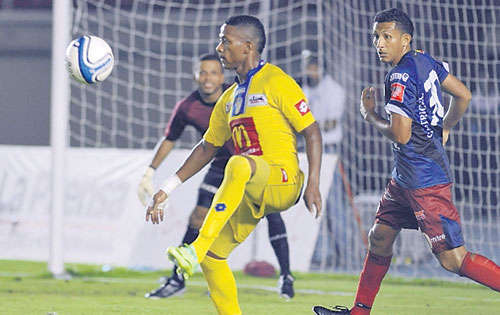 <p>Delantero. Alcibiades Rojas, atacante del Chorrillo FC</p>