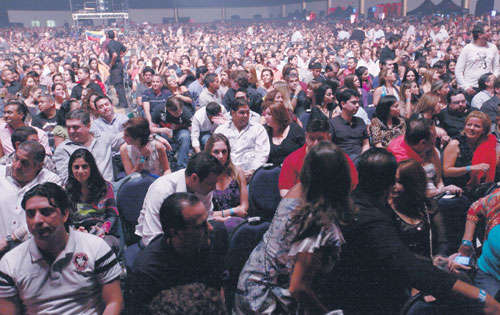 <p></p><p>Lleno completo. Como hace 4 años, no cabía ni un alfiler. </p>