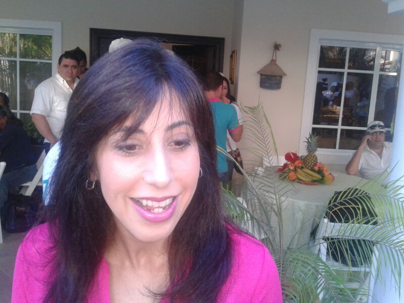 Aime de Arias, esposa de José Domingo Arias. Foto/Carlos Lemos