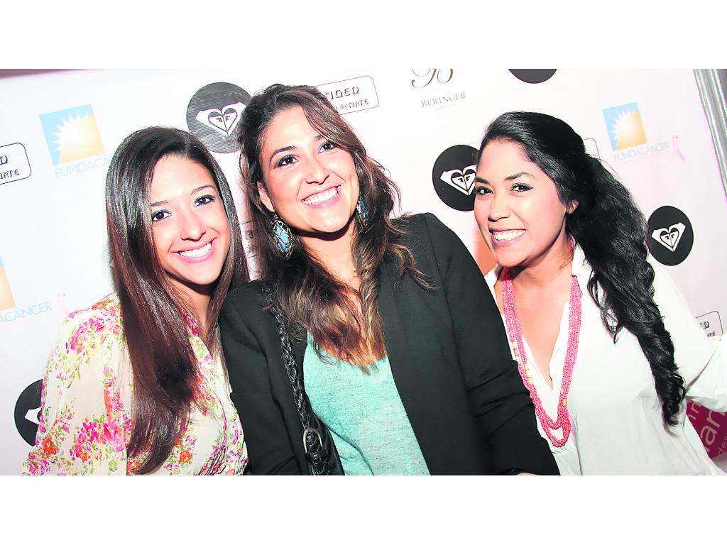 Athina Brezzo, Nikole Roquebert y Aracelly Isaza.()