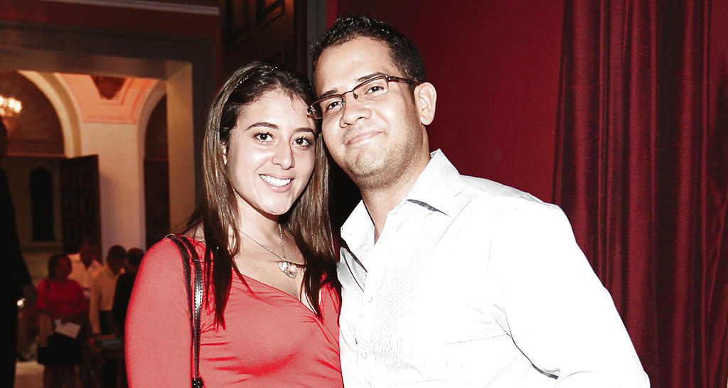 Melissa Albiñana y Bolívar Rivera.()