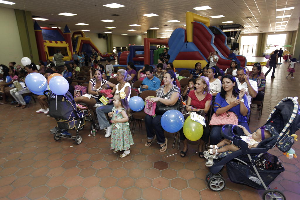 También se realizan actos para divertir tanto a padres como niños. Foto/Abel Rodríguez<br>