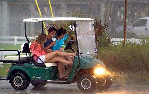 <p>Primeras lluvias en Carolina del Norte.</p>