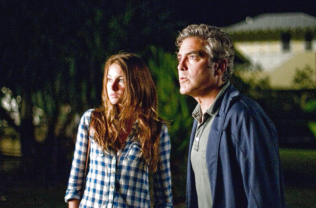 Gran filme. Los Descendientes con George Clooney, fue una de las mejores. El actor logró un Globo de Oro 2012.(EFE.)