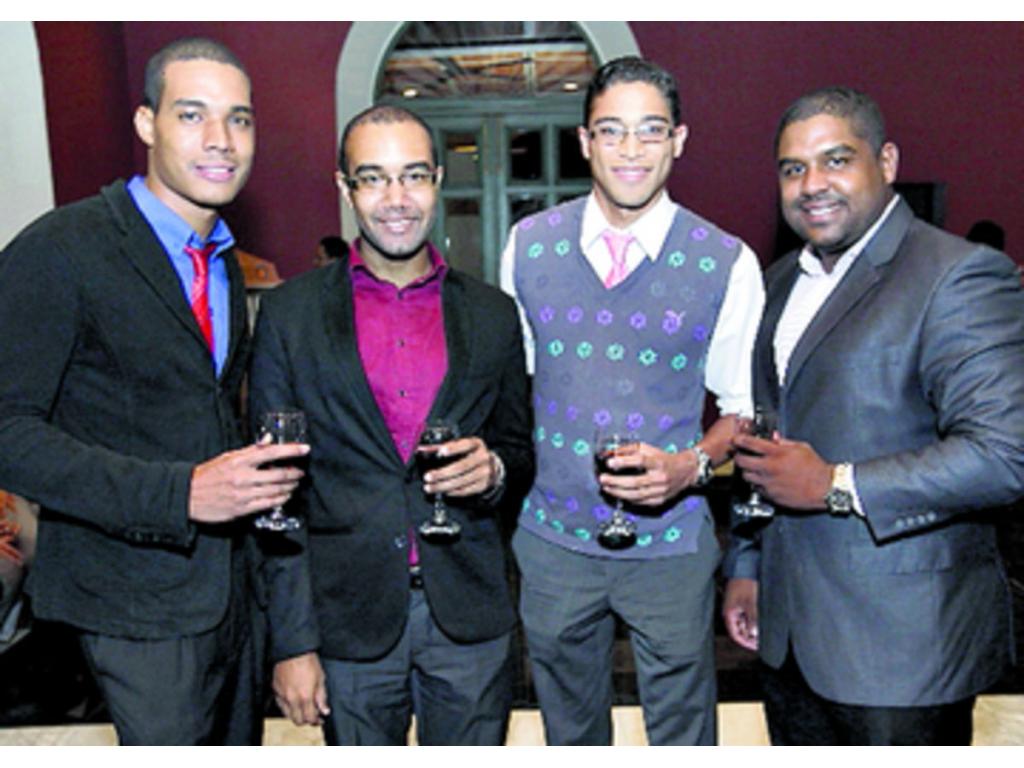 3. Eduardo Durán, Abel Aronategui, Miguel Charris y Marco Ayarza.