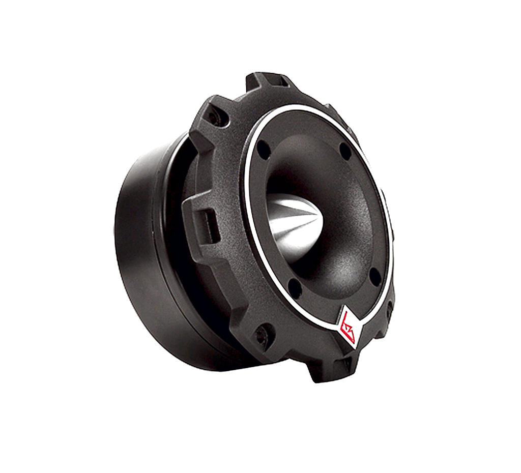 PP4-T. Tweeter de 1.5 pulgadas de 4 y 8 Ohmios, diseñado especialmente para las competencias de SPL. Tiene 50 watts RMS de potencia.()