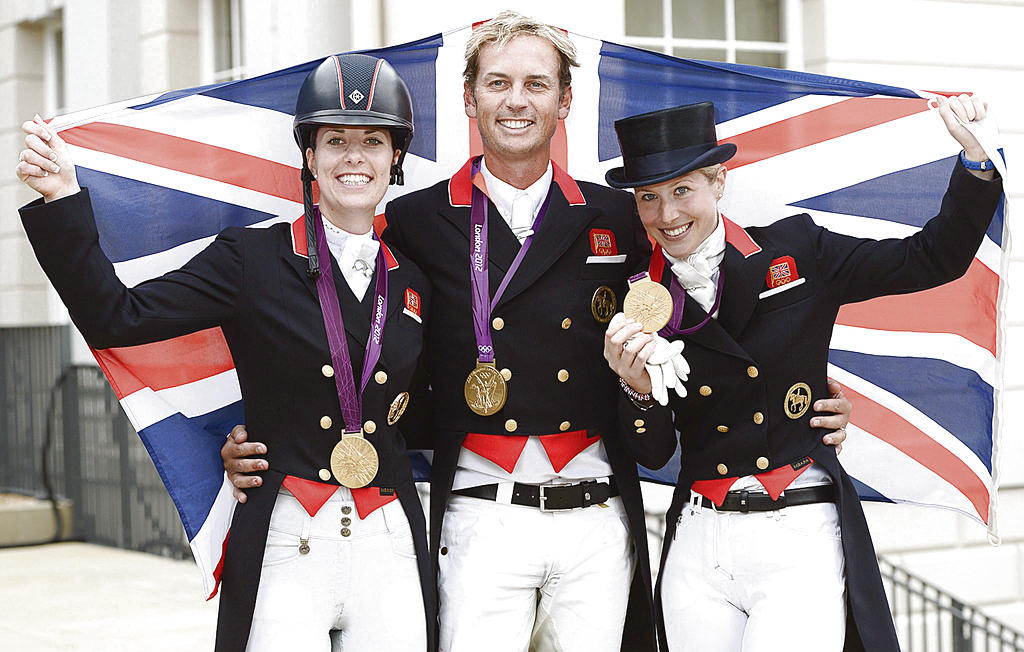 Logro. El equipo británico de equitación obtuvo oro.(EFE)