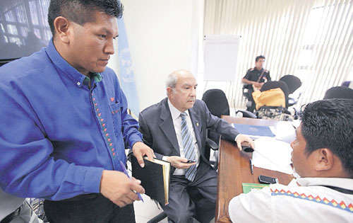 <p>Mediador. El diálogo se retomará el próximo 12 de marzo.</p>