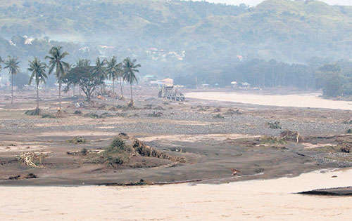 <p>Destrucción. Vista de la localidad de Cagayan de Oro.</p>
