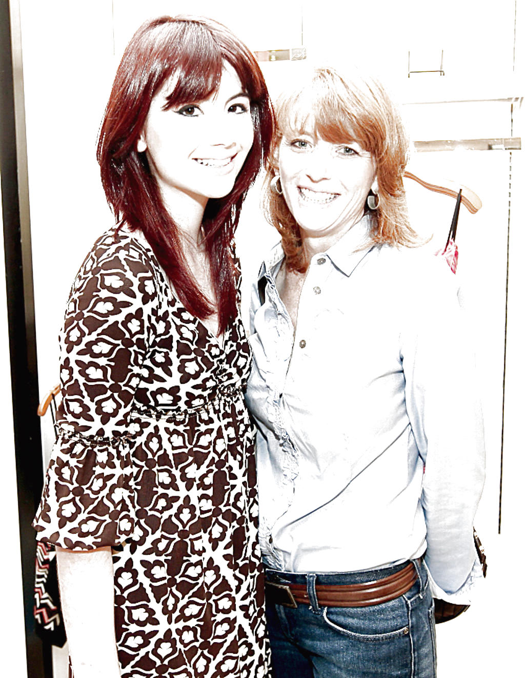 Natalia Blasser y Lisa de Blasser.()