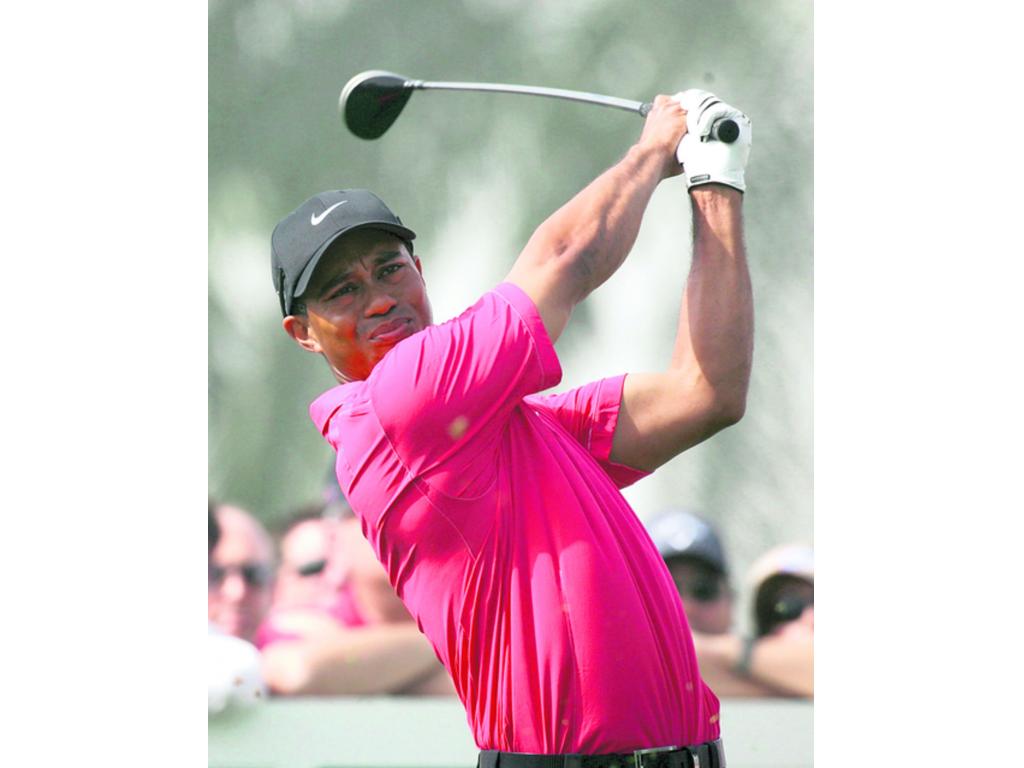 Woods y Sergio García, en el Masters de Augusta de 1999.(AP)
