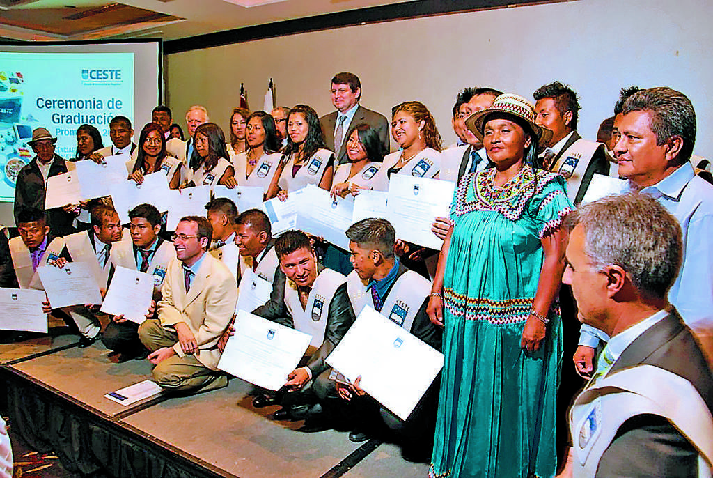 Esfuerzos. Estos jóvenes proceden de diferentes comarcas indígenas de Panamá.(Cortesía)