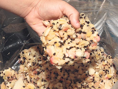 <p>Ingrediente. Los restos de las frutas son la clave para la creación de los ensilajes para alimentar al ganado.</p>