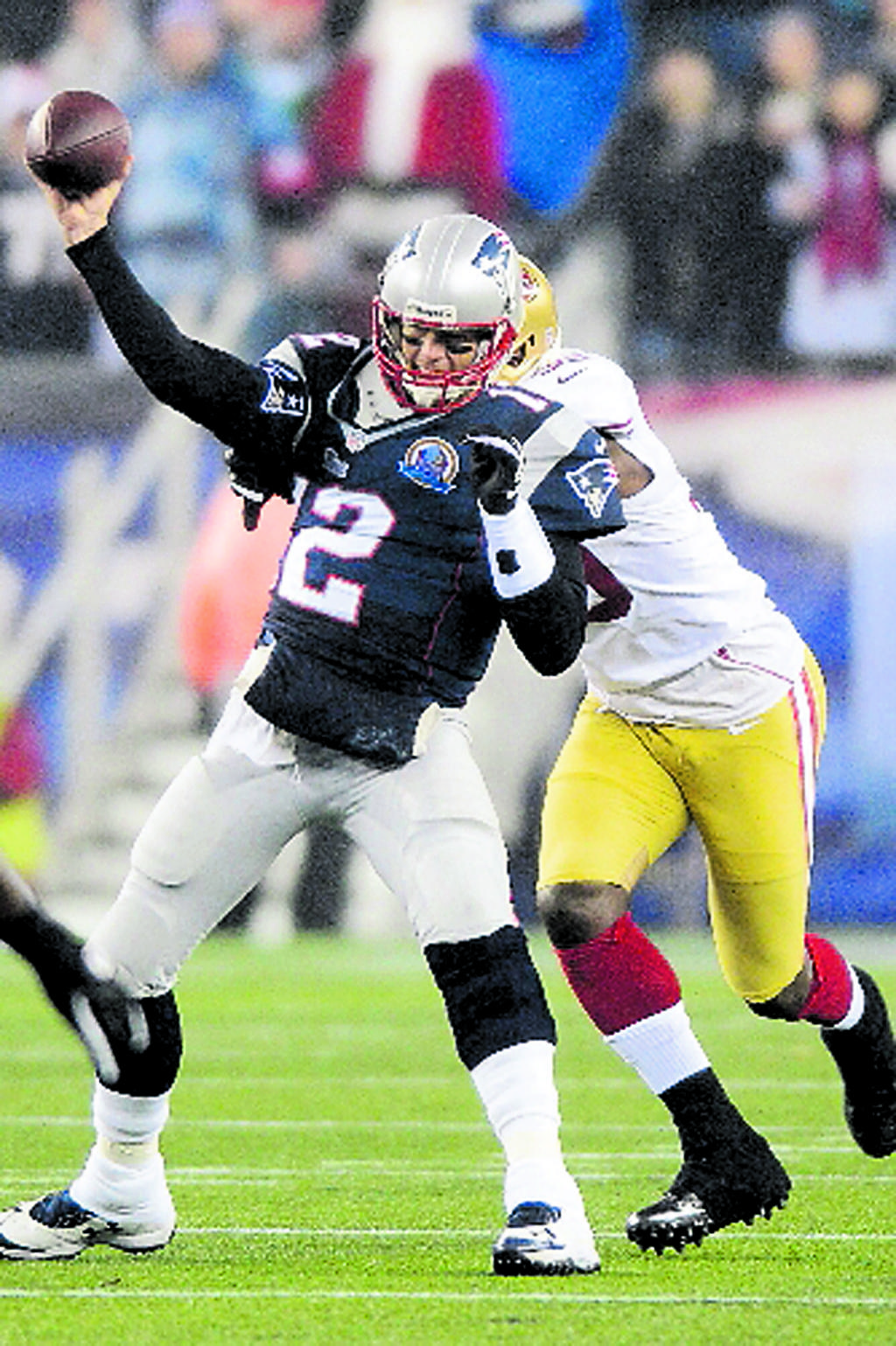 Tom Brady, de los Patriots(AP)