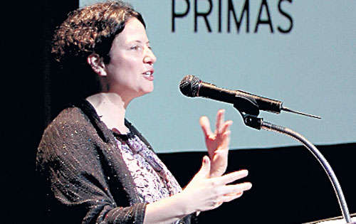 <p>La productora del festival Diana Sánchez.</p>