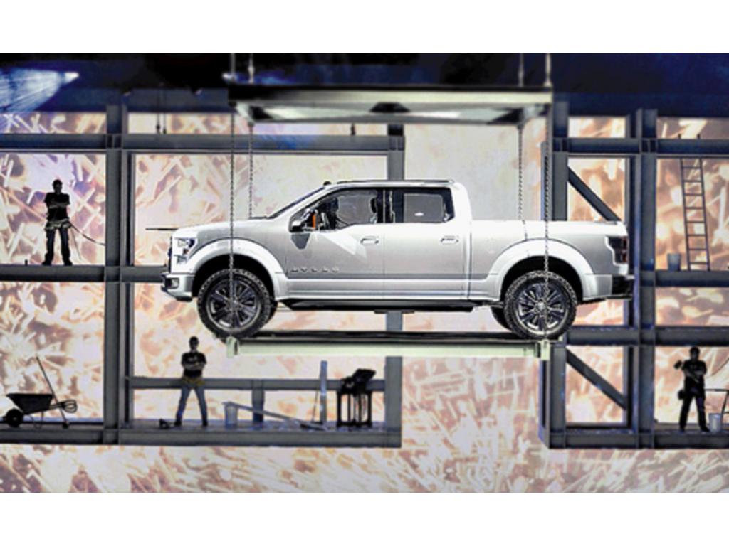 Ford incluye en su gama el doble cabina Atlas, que se inspira en la fuerza.()