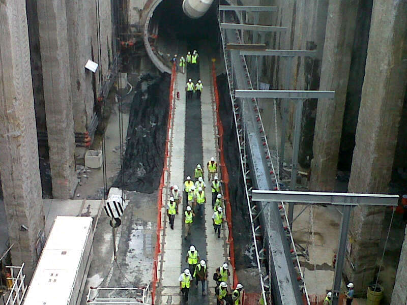 El presidente realizó un recorrido con la directiva del Consorcio Línea Uno del Metro de Panamá. Foto/Ericka Quiñones<br>