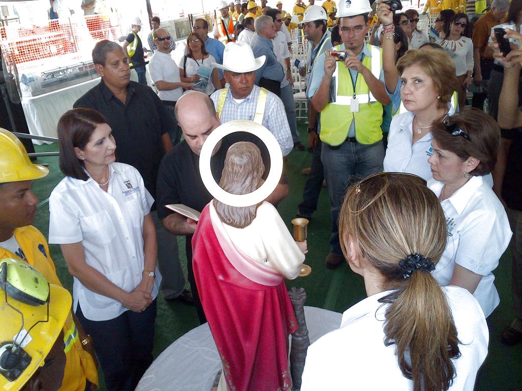 Habrá un nicho de Santa Bárbara, patrona de los mineros, en el tunel de la trinchera Norte. Foto/Jesús Simmons<br>