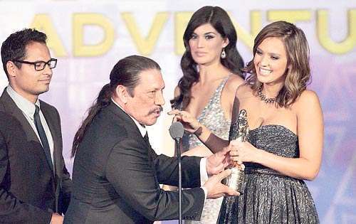 <p>Figuras. Danny Trejo y Jessica Alba por Machete.</p>