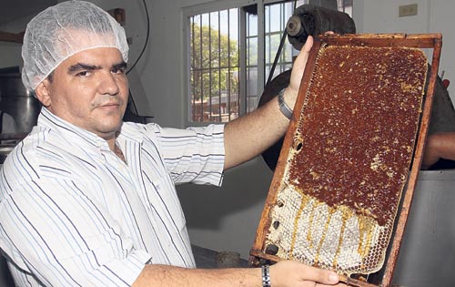 <p>Propietario. Juan Malivern, gerente de Sí es Natural, ha seguido el negocio que comenzó su padre, quien lleva el mismo nombre.</p>