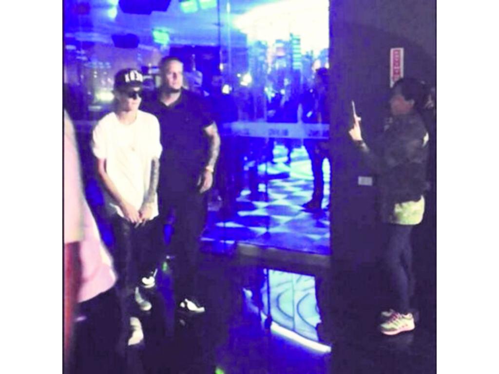 Justin reservó el privado de la discoteca Bling para sus invitados.