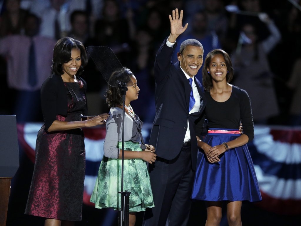 Familia Obama. AP<br>