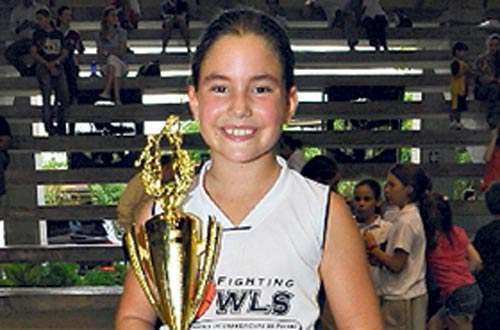 <p>Más Valiosa. Claudia Martínez, JMV de la Sub-10. </p>