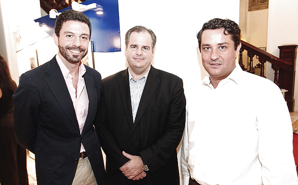 Javier Rosado, Daniel Camponovo y Javier de la Rosa.()