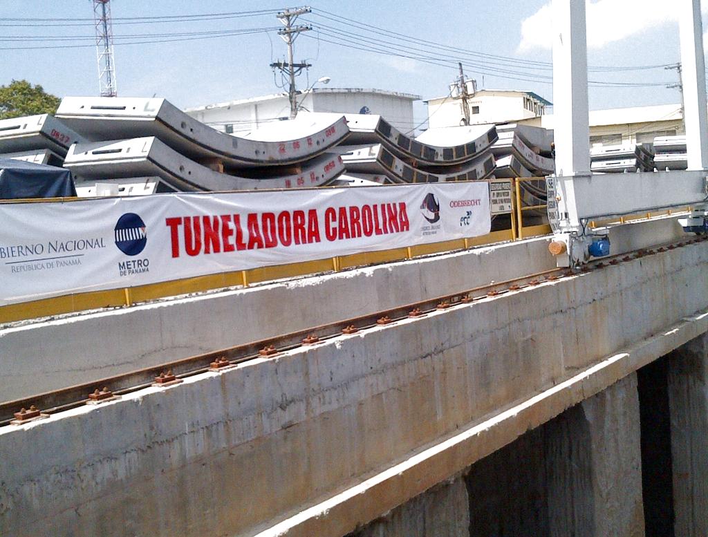 Estas son las dovelas que serán instaladas por la tuneladora Carolina. Foto/Jesús Simmons<br>