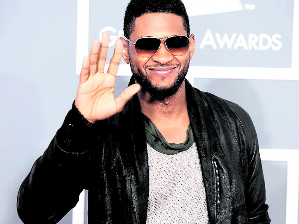 Cantante. Usher interpretará al boxeador Sugar Ray L.()